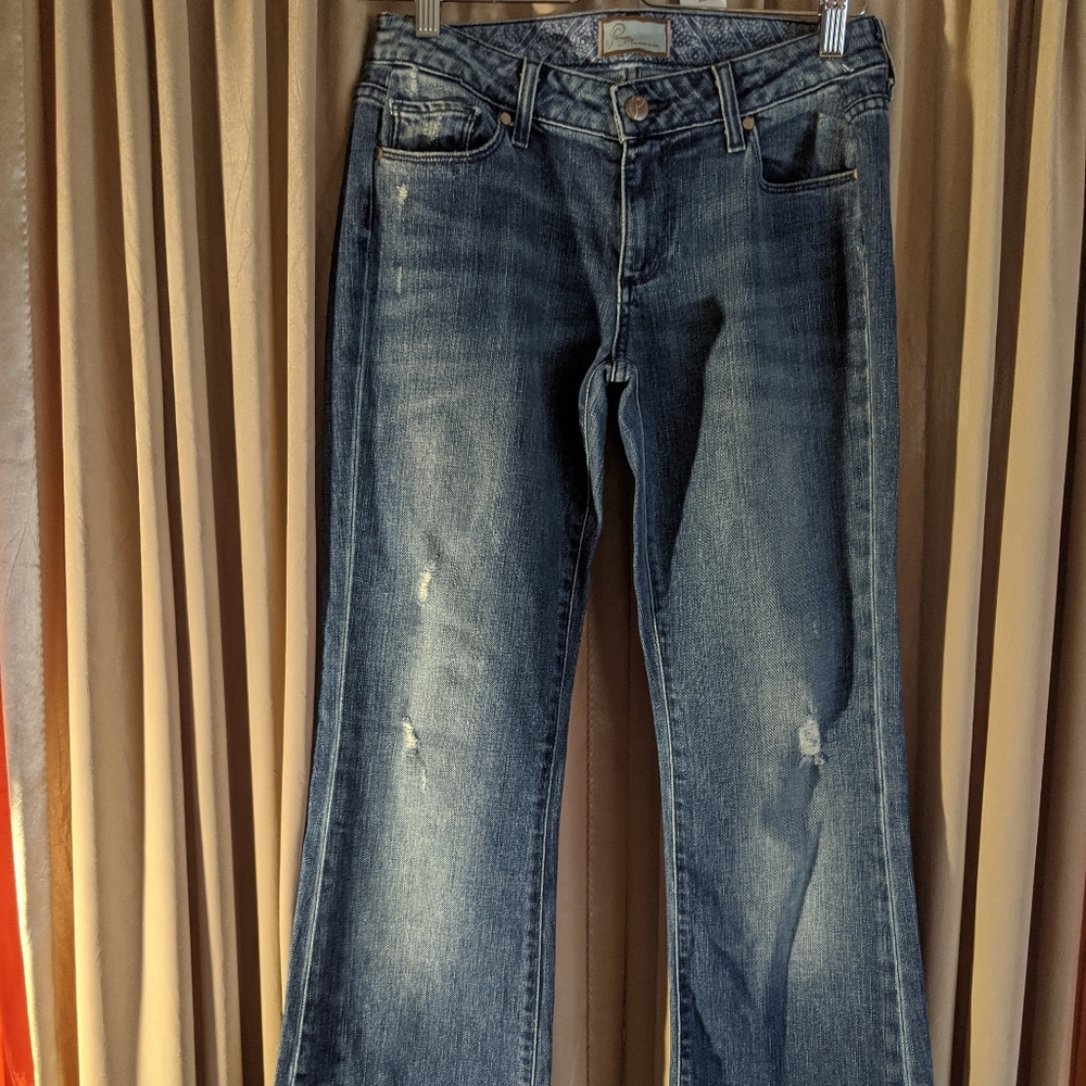 Paige-Canyon bootcut mid-rise jeans size 29